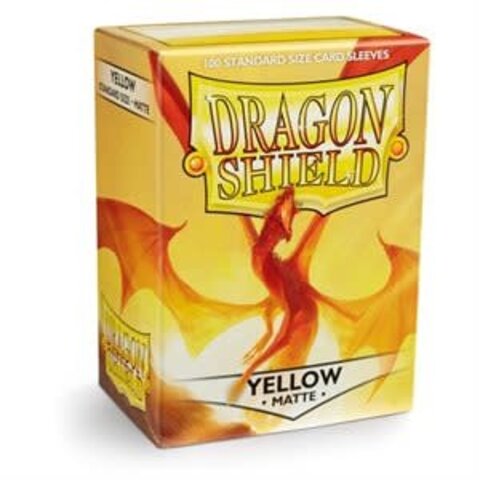DRAGON SHIELD - SLEEVES (100ct) - MATTE - Yellow