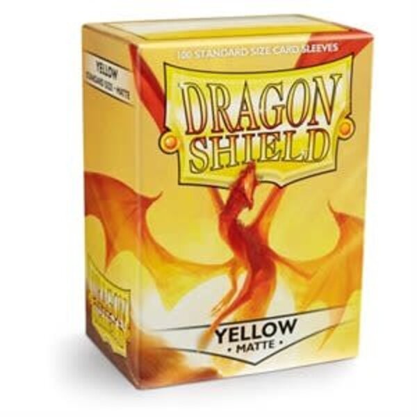 Arcane Tinmen DRAGON SHIELD - SLEEVES (100ct) - MATTE - Yellow