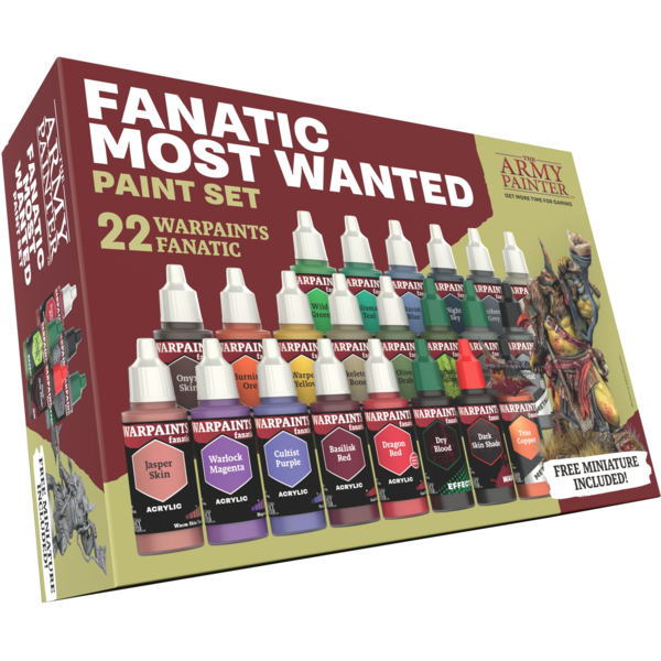 Army Painter ARMY PAINTER - WARPAINTS - FANATIC - 22 COLOUR - Most Wanted