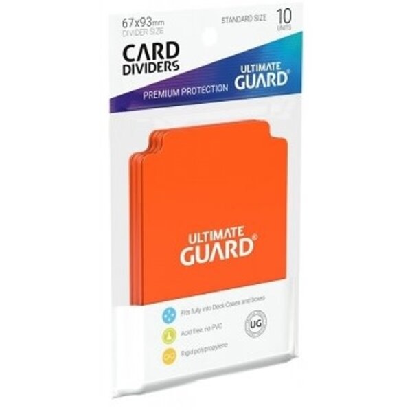 Ultimate Guard UG - CARD DIVIDERS (10ct) - Orange