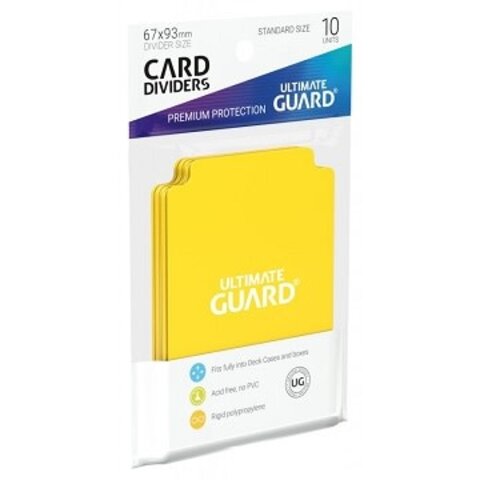 UG - CARD DIVIDERS (10ct) - Yellow