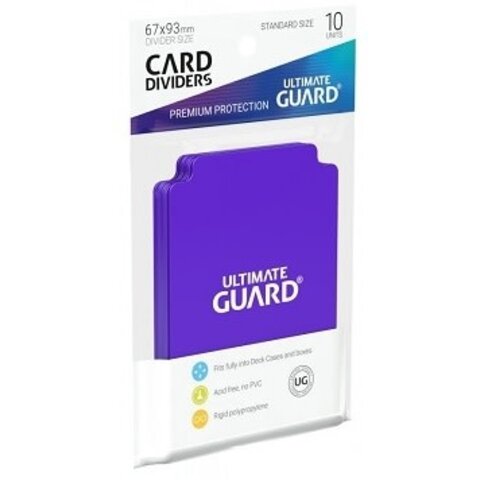 UG - CARD DIVIDERS (10ct) - Purple