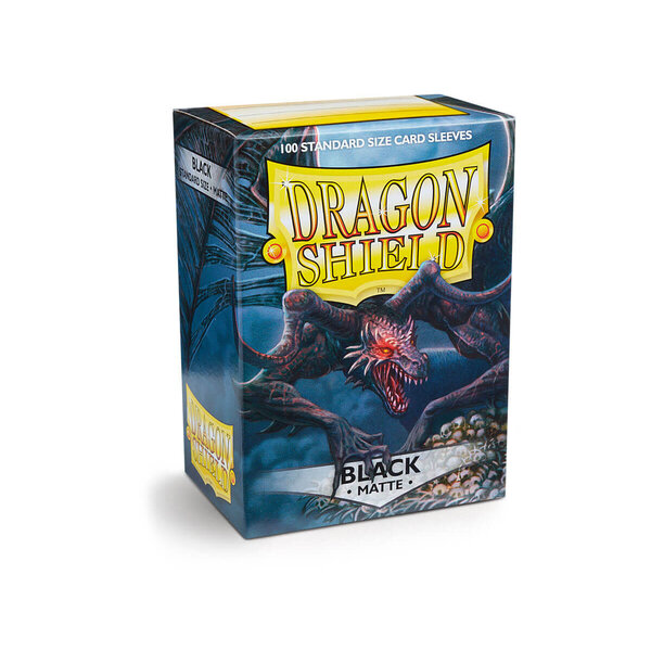 Arcane Tinmen DRAGON SHIELD - SLEEVES (100ct) - MATTE - Black