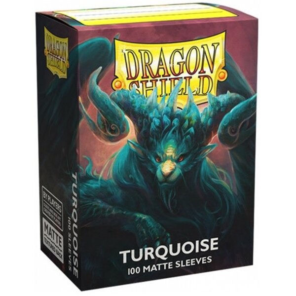 Arcane Tinmen DRAGON SHIELD - SLEEVES  (100ct) - MATTE - Turquoise