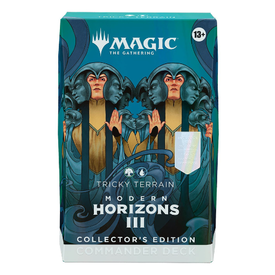 Wizards of the Coast MTG - MODERN HORIZONS 3 - COMMANDER COLLECTOR - Tricky Terrain