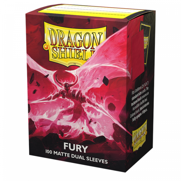 Arcane Tinmen DRAGON SHIELD - SLEEVES (100ct) - DUAL MATTE - Fury