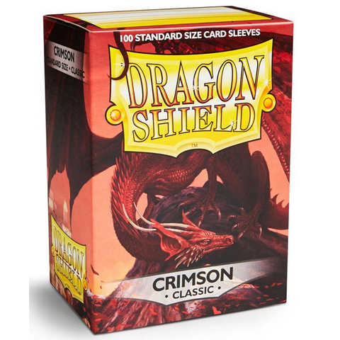 DRAGON SHIELD - SLEEVES (100ct) - CLASSIC - Crimson