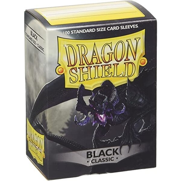 Arcane Tinmen DRAGON SHIELD - SLEEVES (100ct) - CLASSIC - Black