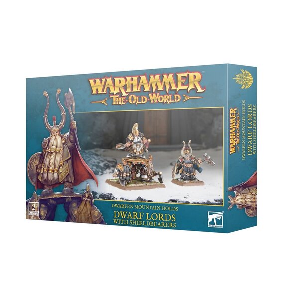 Games Workshop OLD WORLD - DWARFEN MOUNTAIN HOLDS - Dwarf Lords with ShieldBearers