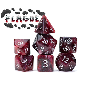 Aether Dice AETHER DICE - 7DICE SET - Plague