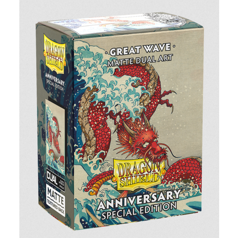 DRAGON SHIELD - SLEEVES (100ct) - MATTE DUAL ART - Great Wave