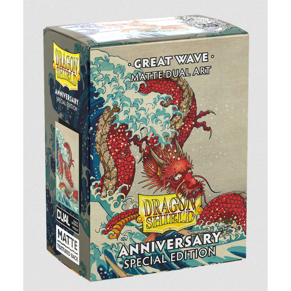 Arcane Tinmen DRAGON SHIELD - (100ct) - MATTE DUAL ART - Great Wave