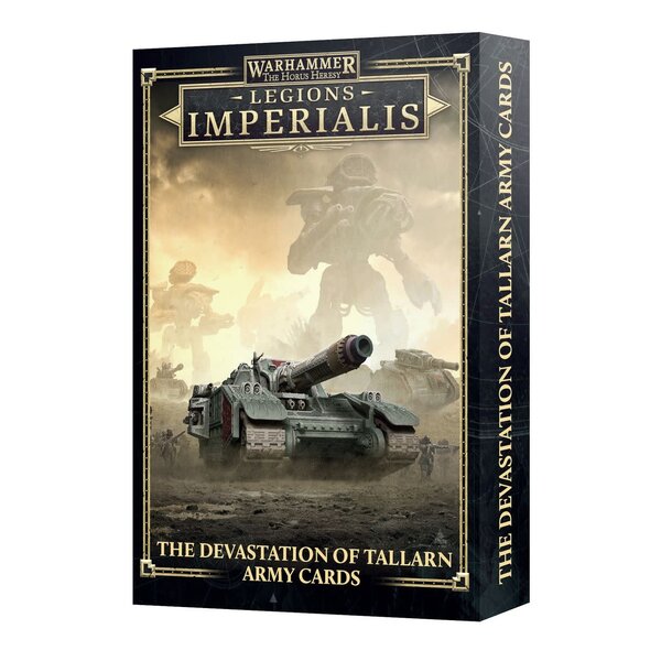 Games Workshop HORUS HERESY - LEGIONS IMPERIALIS - Devastation of Tallarn Army Cards