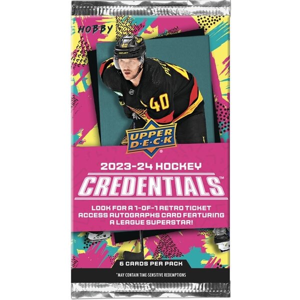 Upper Deck UD - HOCKEY - CREDENTIALS 23/24 single