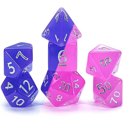 CHROMOMANCY DICE - 7 DICE SET - Birthday Surprise *6 SEPT