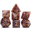 AETHER DICE - 7 DICE SET - Latte Dice *20 SEPT