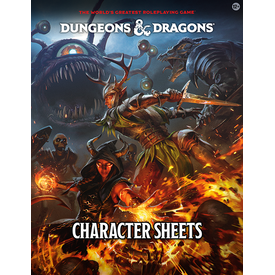 Wizards of the Coast DND - Character Sheets 2024
