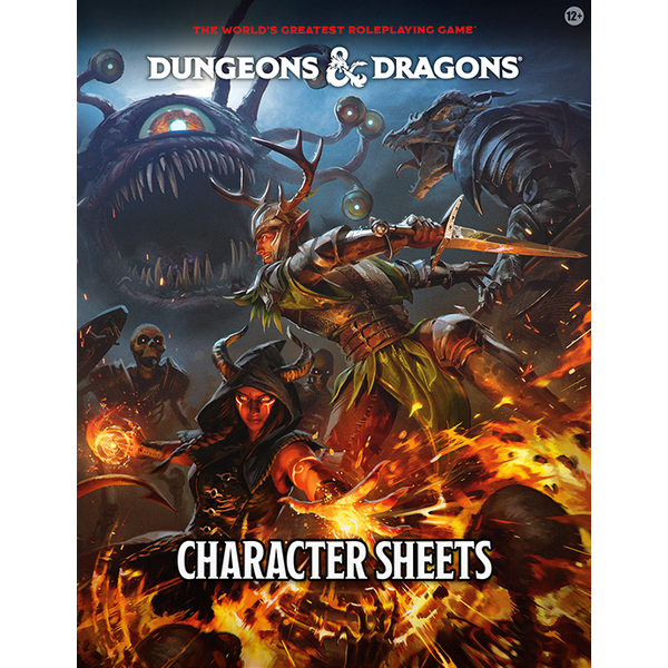 Wizards of the Coast DND - Character Sheets 2024