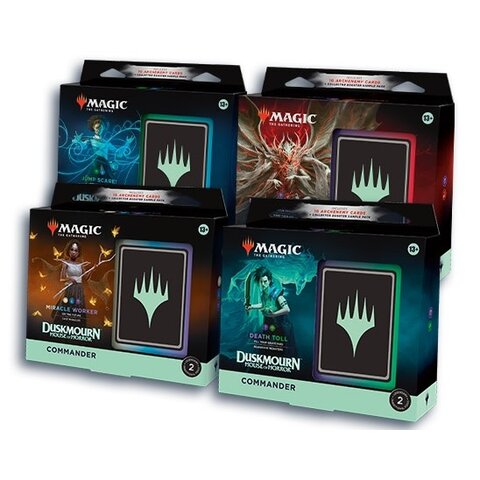 MTG - DUSKMOURN - Commander Set (4 decks) *27 SEPT