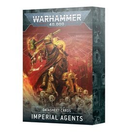 Games Workshop 40K - DATASHEET CARDS - Imperial Agents