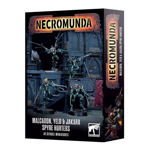 Necromunda 40K - NECROMUNDA - Malcadon, Yeld & Jakara Spyre Hunters