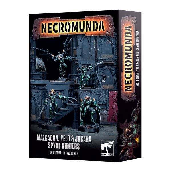 Necromunda NECROMUNDA - Malcadon, Yeld & Jakara Spyre Hunters