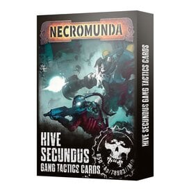 Games Workshop NECROMUNDA  GANG TACTICS CARDS - Hive Secrundus *31 AOUT