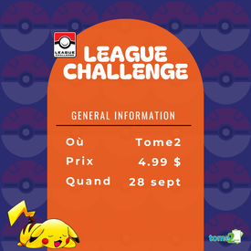  POKEMON - League Challenge - 28 septembre - midi