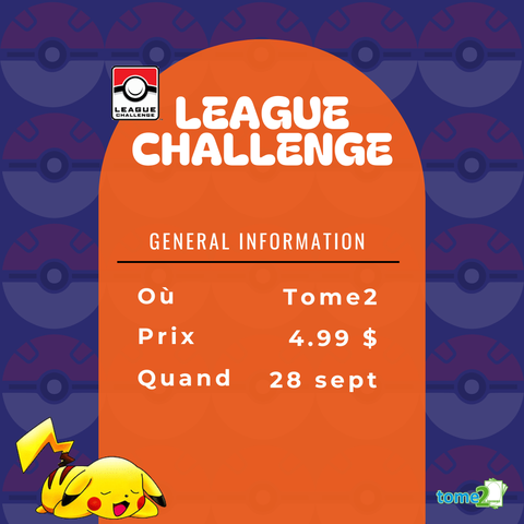 POKEMON - League Challenge - 28 septembre - midi