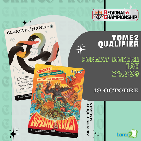 MTG - RCQ F2F - TOME2 Qualifier - 19 octobre -10h