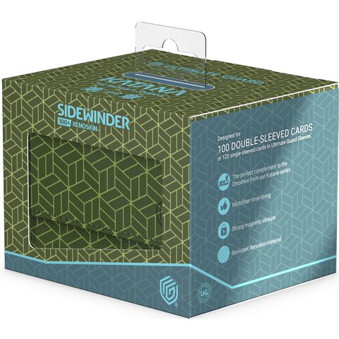 UG - DECK CASE - SIDEWINDER (100+) - Ajiro - Green/Light Blue