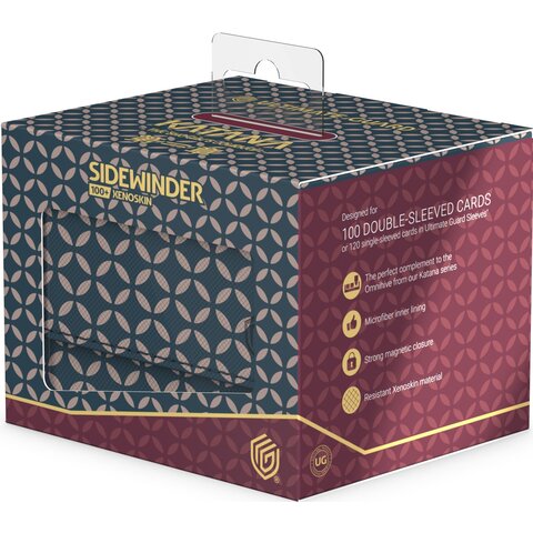 UG - DECK CASE - SIDEWINDER (100+) - Shippou - Blue/Dark Red