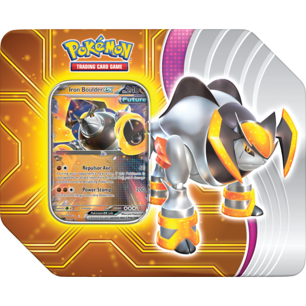 POKEMON POKEMON - TIN - PARADOX DESTINIES - Iron Boulder EX