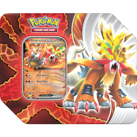 POKEMON - TIN - PARADOX DESTINIES - Gourging Fire EX