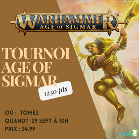 tome2 AGE OF SIGMAR tournament - 1250pts