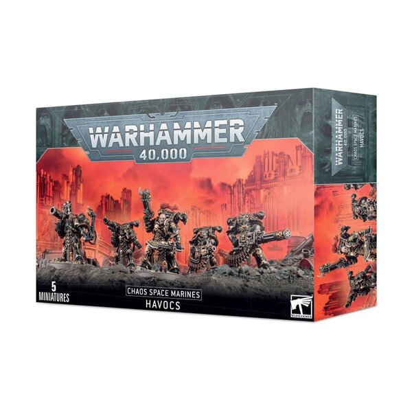 Chaos Space Marines 40K - CHAOS SPACE MARINES - Havocs