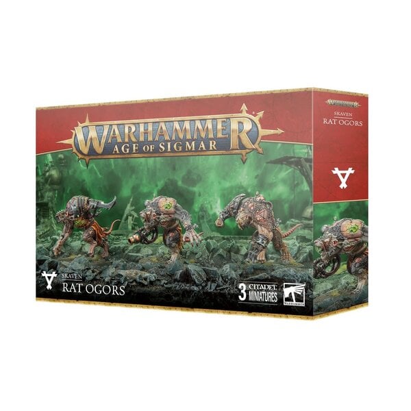 Games Workshop AOS - SKAVEN - Rat Ogors *precommande