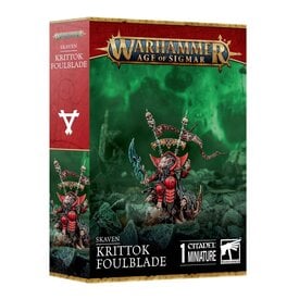 Games Workshop AOS - SKAVEN - Krittok Foulblade *precommande