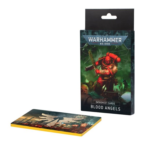 Games Workshop 40K - DATESHEET CARDS - Blood Angels