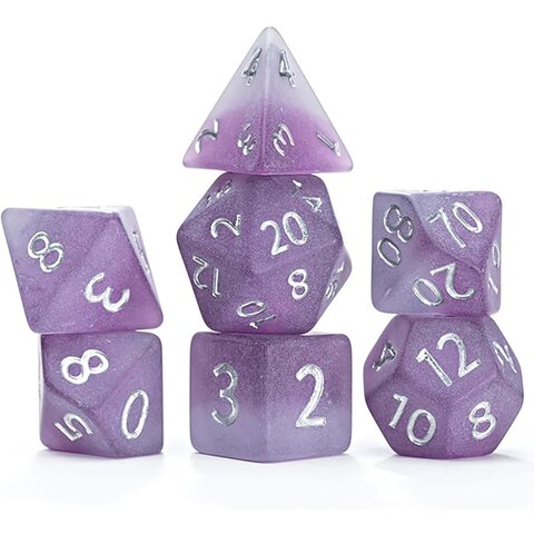 SEA GLASS - 7DICE SET - The Black Pearl