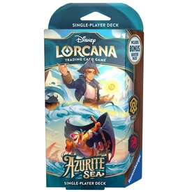 Ravensburger DISNEY LORCANA - AZURITE SEA - STARTER DECK - Amber/Ruby