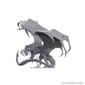 Wizards of the Coast (À VENIR) DND - UNPAINTED MINIS - Adult Black Dragon