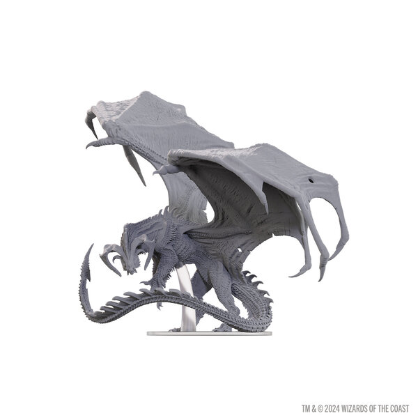 Wizards of the Coast (À VENIR) DND - UNPAINTED MINIS - Adult Black Dragon
