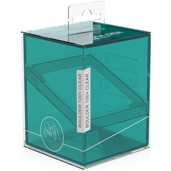 Ultimate Guard UG - DECK CASE - BOULDER (100+) - Clear Malachite