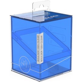 Ultimate Guard UG - DECK CASE - BOULDER (100+) - Clear Sapphire