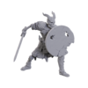 DND - UNPAINTED MINIS - WV23 - Tiefling Skeleton
