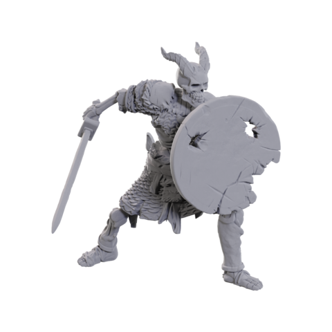 DND - UNPAINTED MINIS - WV23 - Tiefling Skeleton