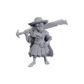WIZKIDS PATHFINDER - UNPAINTED MINIS - WV23 - Female Halfling Magus - Low-Level