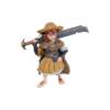 PATHFINDER - UNPAINTED MINIS - WV23 - Female Halfling Magus - Low-Level