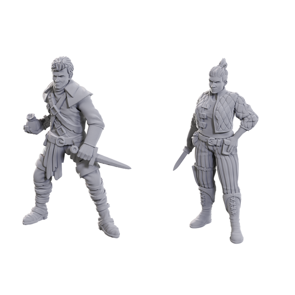 WIZKIDS DND - UNPAINTED MINIS - WV23 - Cutpurses Male & Female
